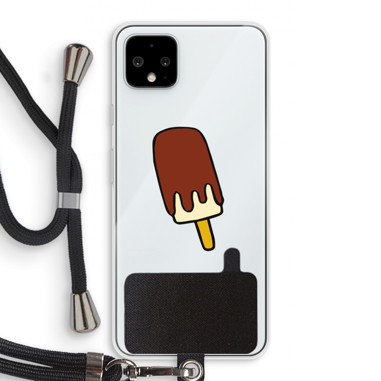 Frisco: Pixel 4 XL Transparant Hoesje met koord