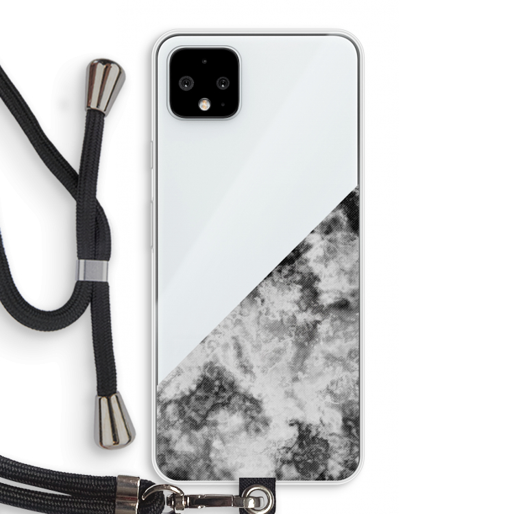 Onweer: Pixel 4 XL Transparant Hoesje met koord