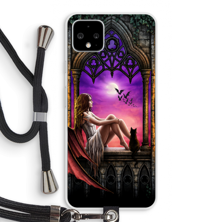 Kinderen van de nacht: Pixel 4 XL Transparant Hoesje met koord