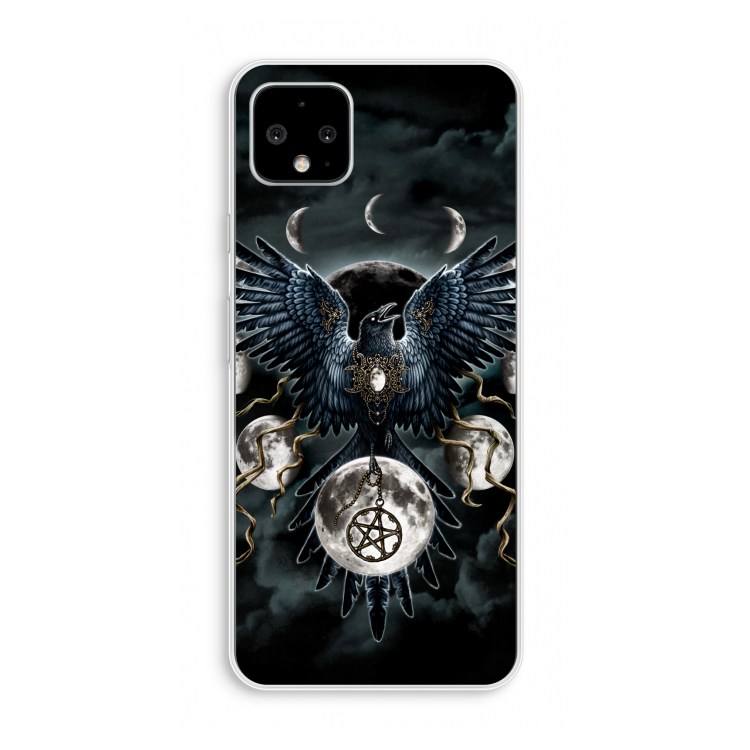 Sinister Wings: Pixel 4 XL Transparant Hoesje