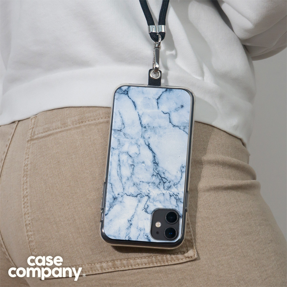 CaseCompany Transparentwithrope_marmer3_oneplus