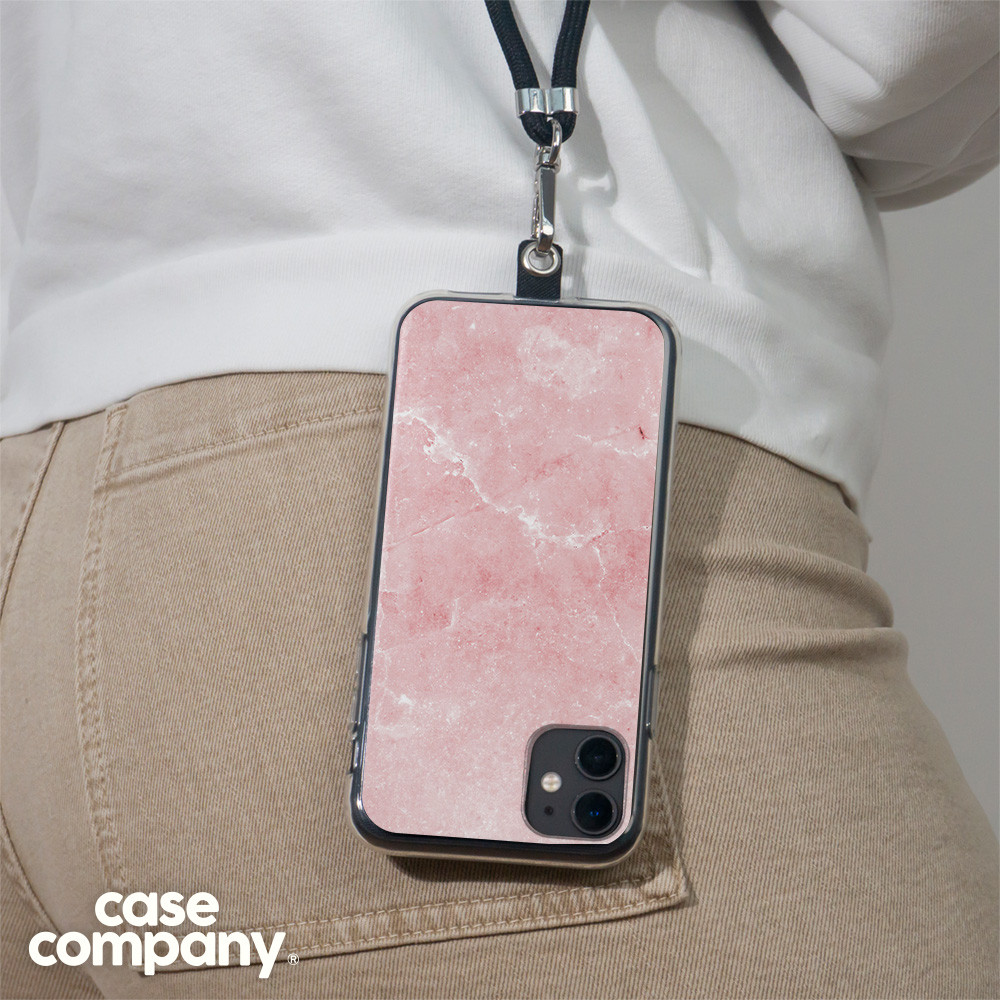 CaseCompany Transparentwithrope_marmer3_oneplus