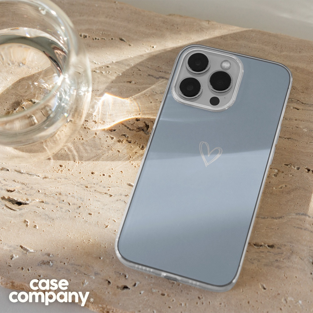 CaseCompany Transparent_kleinhartje_apple