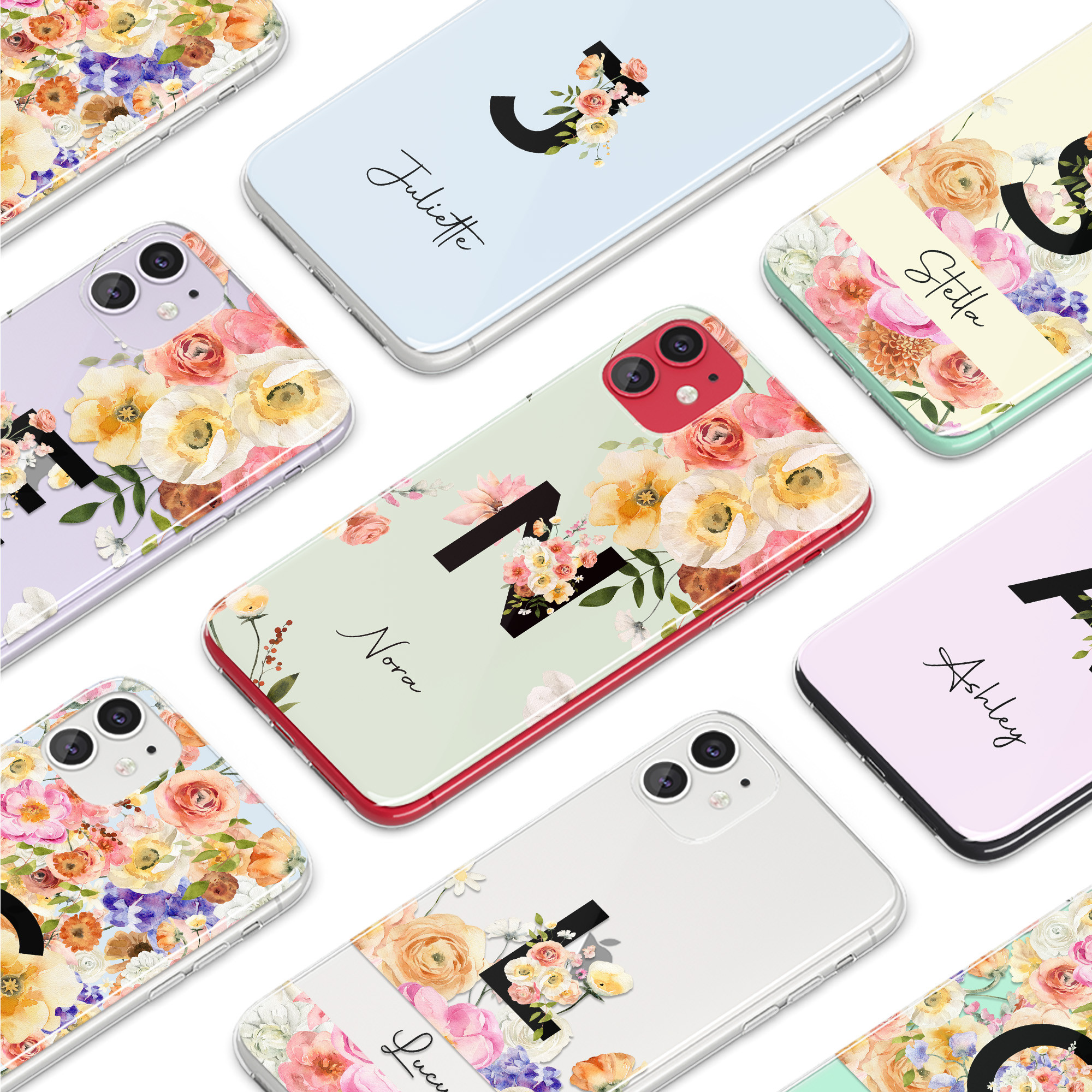 CaseCompany Transparentwithrope_monogram2_samsungs