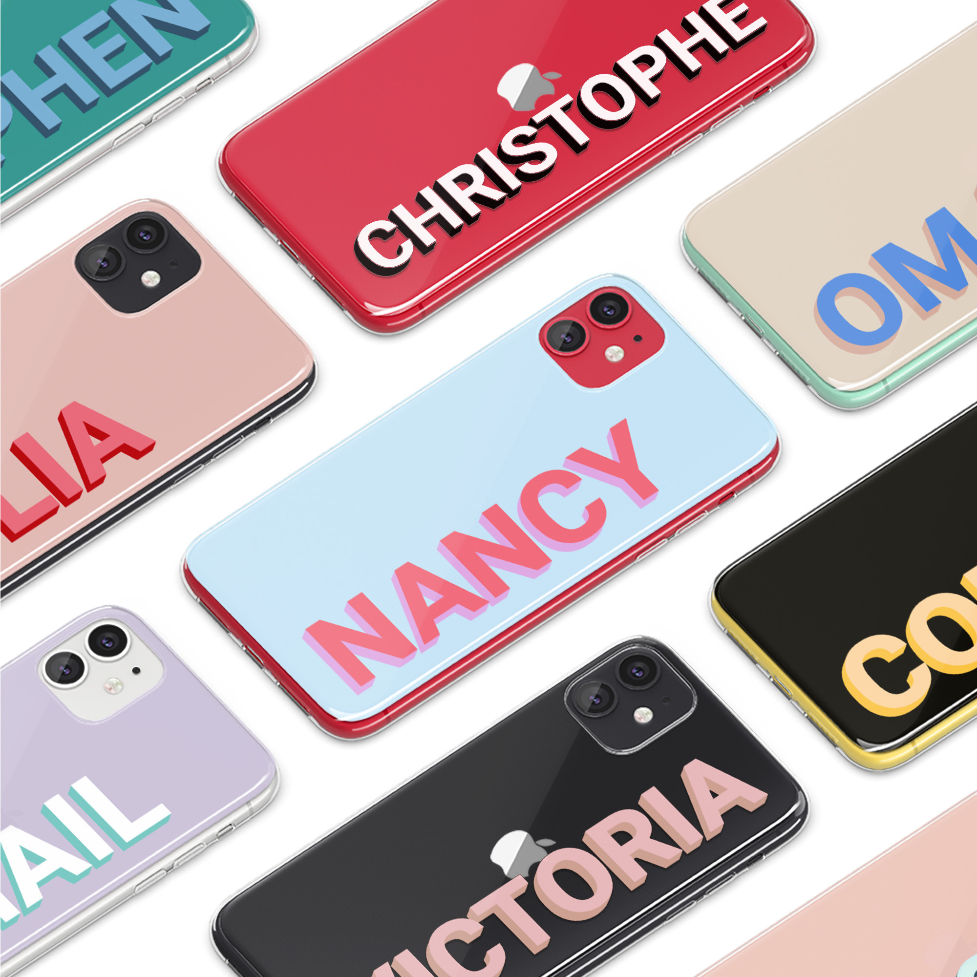 CaseCompany Transparent_name_apple