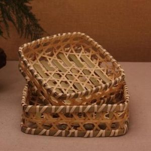 Bamboo Basket Gift Box Bag
