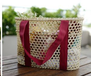 Bamboo Basket Gift Box Bag