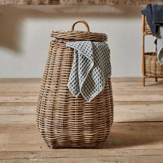 laundry basket (17) Rattan laundry Basket