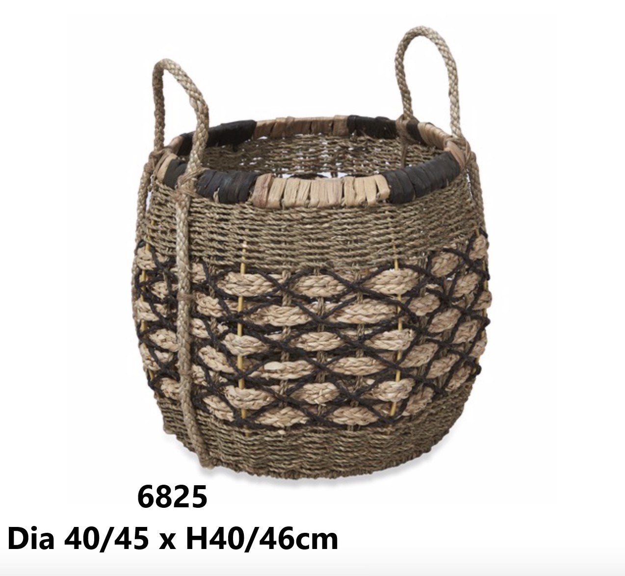 Giỏ cói trồng cây