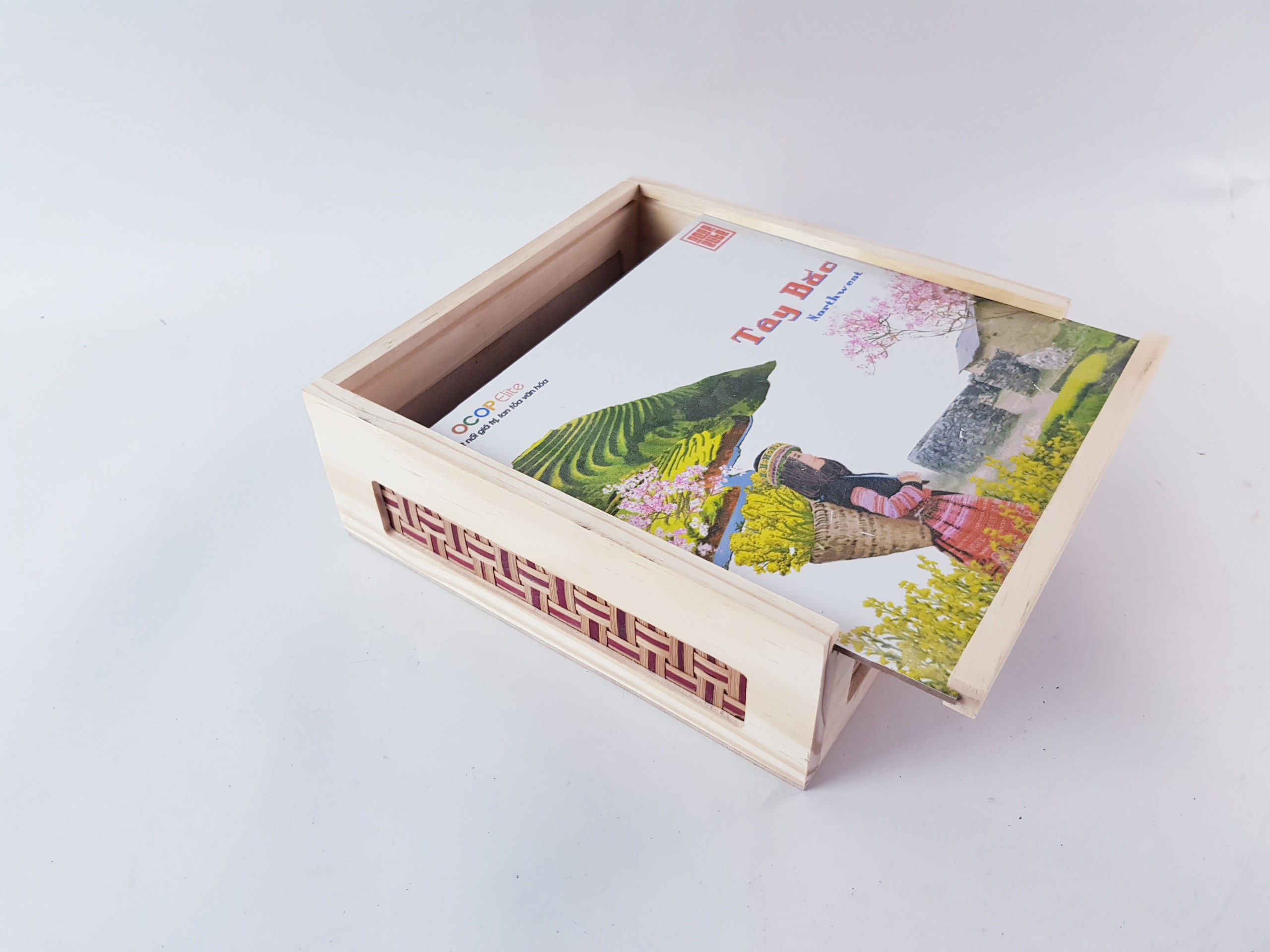 Hộp Gỗ Nắp Trượt