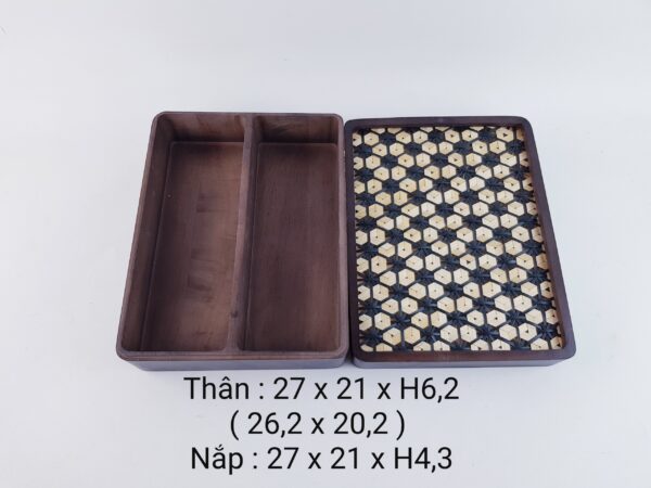Hộp Gỗ Nắp Mê Tre