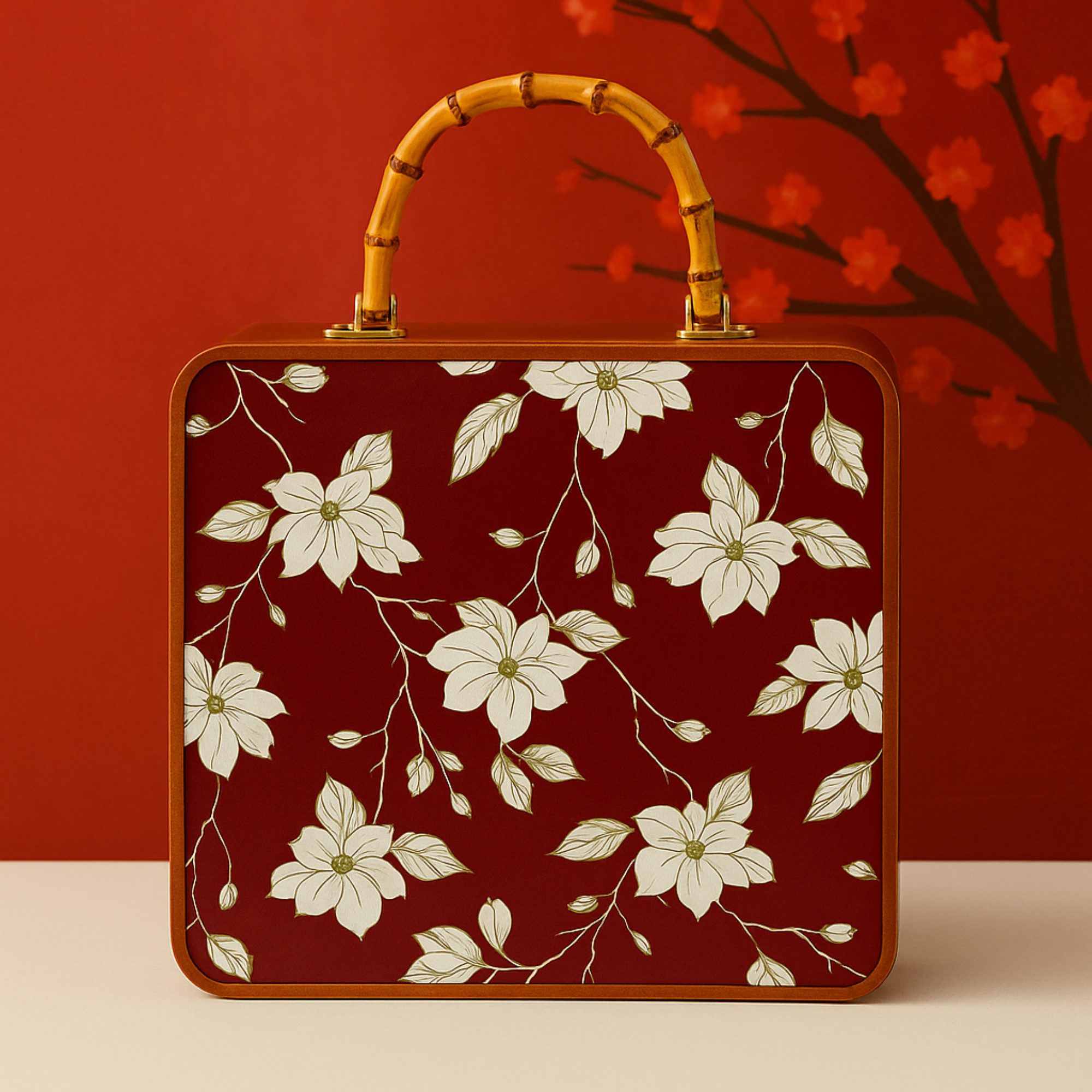 Hộp Gỗ Trang Sức Hoa