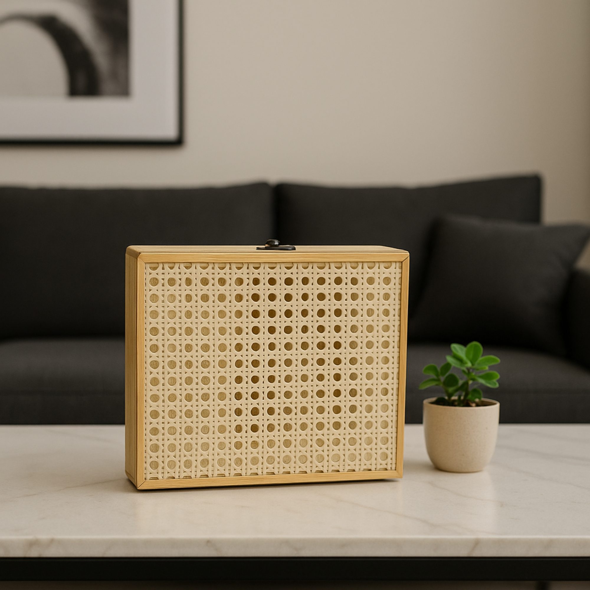 Hộp Gỗ Nắp Mây