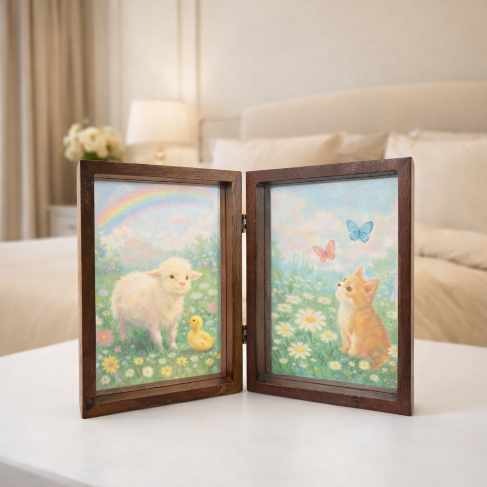 Khung Tranh Đôi Gỗ