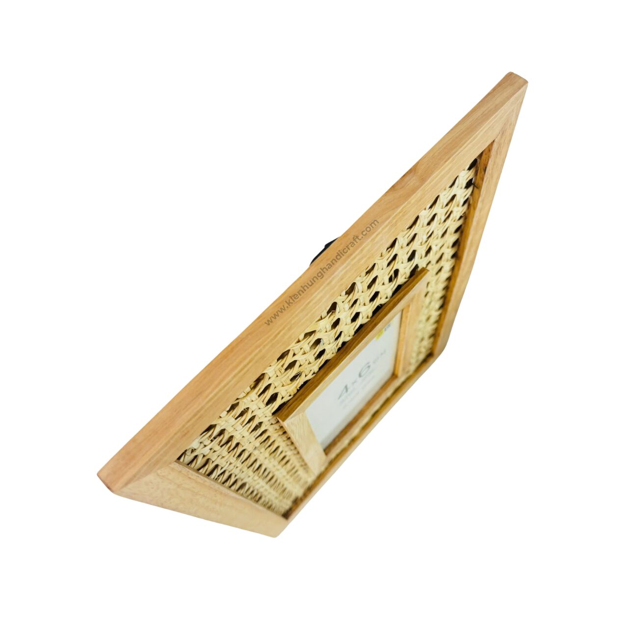 Khung Tranh Gỗ Đan Tre - Image 3