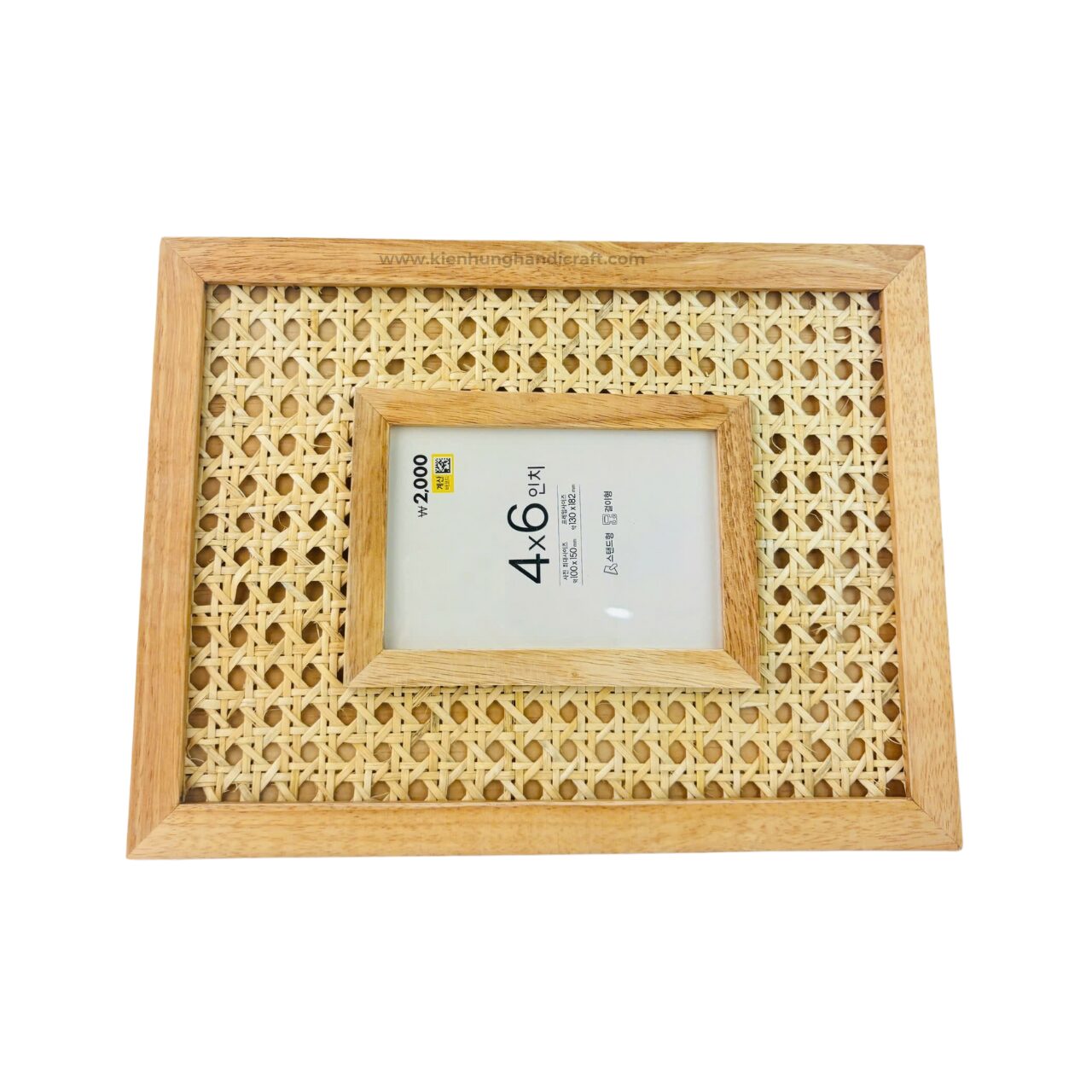 Khung Tranh Gỗ Đan Tre - Image 5
