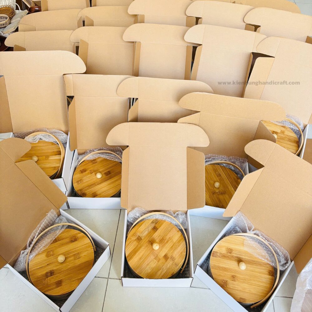 Hộp Mứt Tết Sứ Tre Cao Cấp - Image 3