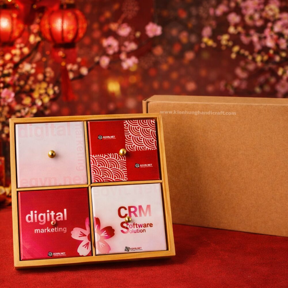 Hộp Quà Tết Tứ Lộc Doanh Nghiệp