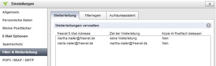 postfachWeiterleitung postfachWeiterleitung