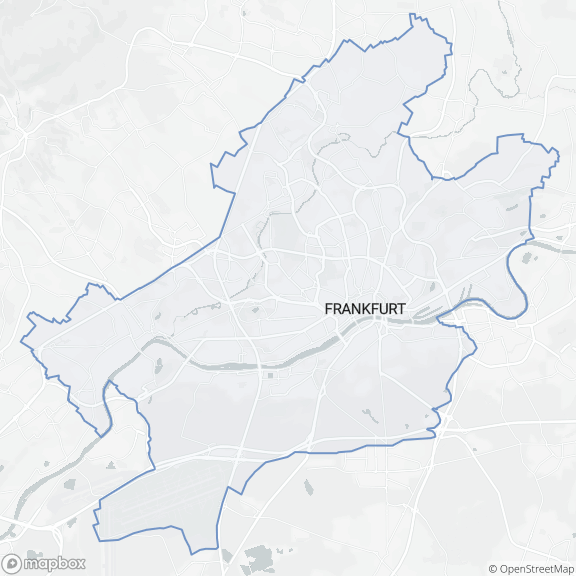 Kartenausschnitt des Dienstleistungsbereiches