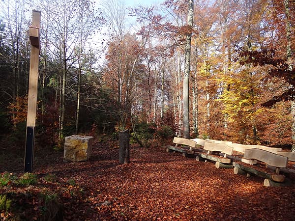 Andachtsplatz im FriedWald Altmühltal in Pappenheim