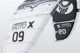 Cabrinha Moto_X only 8.0 C4 white / dark gray Kite only 2023 NEU