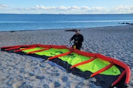 KiteSet/Kite  von Cabriñha 12qm inklusive Kitebag, Bar, Pumpe & Kiteboard