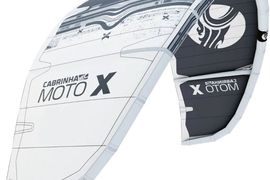 Cabrinha 23 Moto Kitesurf-Schirm, Größe 12m², Farbe Grau/Weiß
