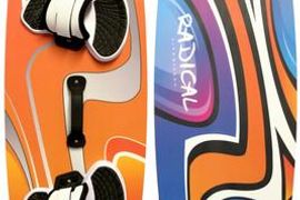 Kiteboard by RADICAL KITEBOARDS, Glas-Laminat, 145x45cm, ELEMENTS