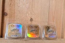 3 × QUANTUM CARP SYSTEM Fluoro Carbon 25 m 26 lbs NEU Vorfach OVP