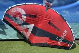 Gaastra Surf Wing Gebraucht Poison wht/red 2025 4.7 inkl. Handles