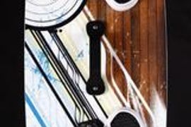 Kiteboard / Twintip by RADICAL KITEBOARDS, CARBON, 145x45 cm