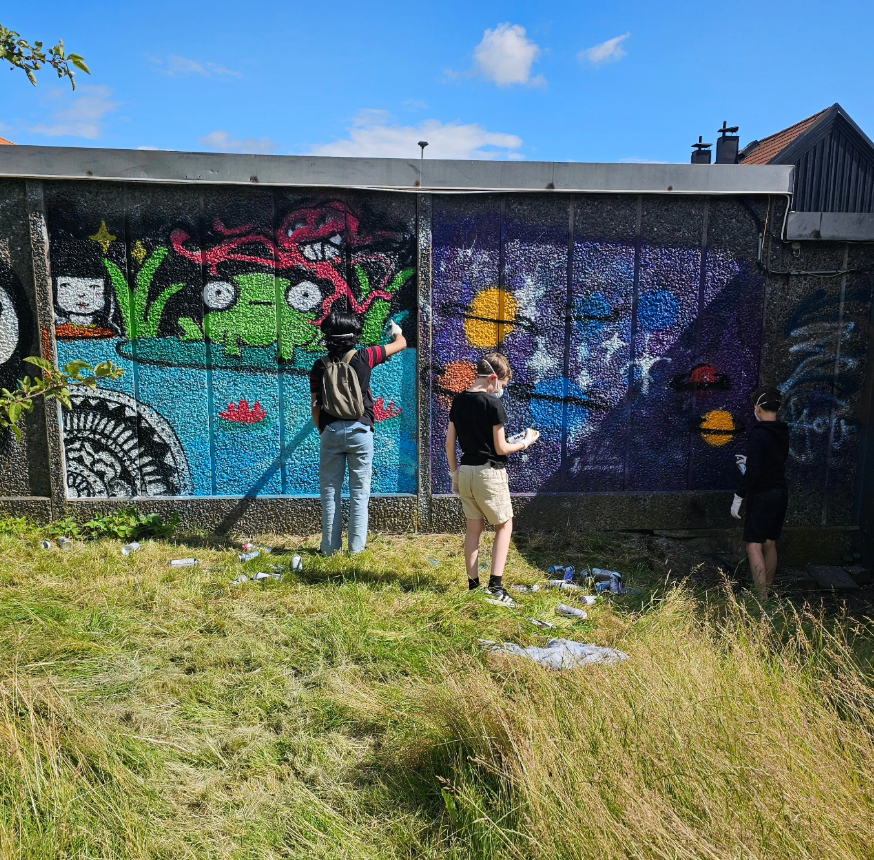 Bild till evenamnget Graffitimålning i Brunnsbo.