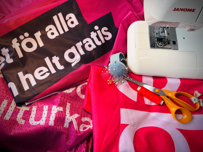 Göteborgskalaset: Workshop i remake - sy din egna bokpåse