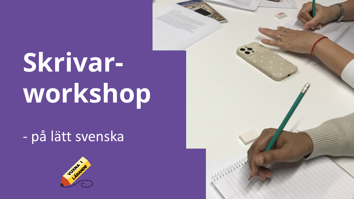 Skrivarworkshop på lätt svenska