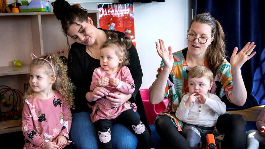 Bild till evenamnget Läsa, sjunga och ramsa