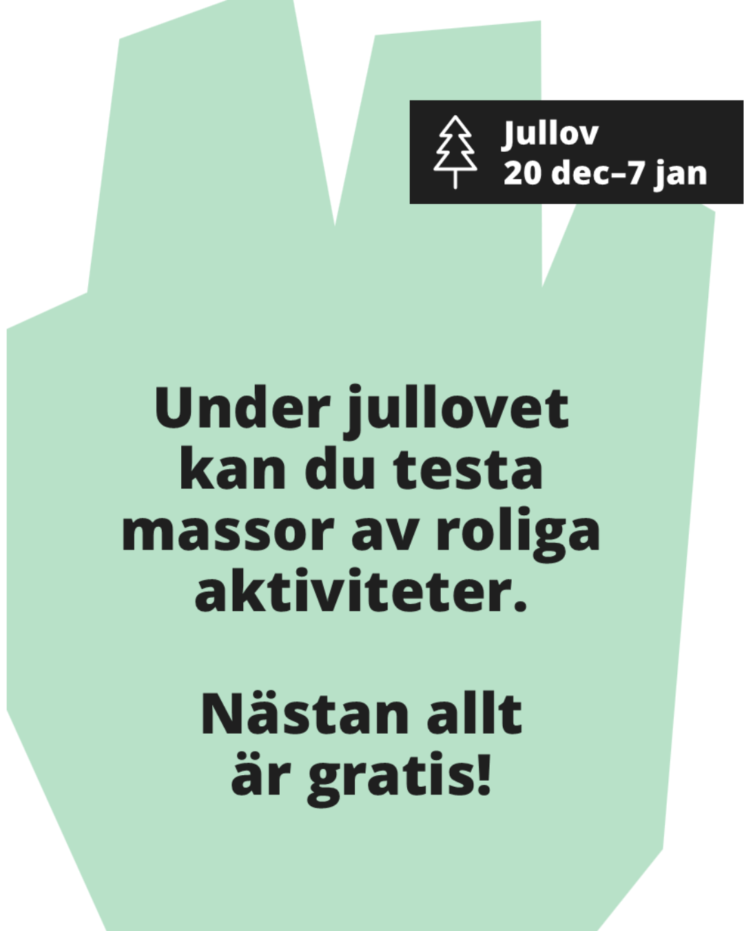 Bild till evenamnget Jullov på Mixgården