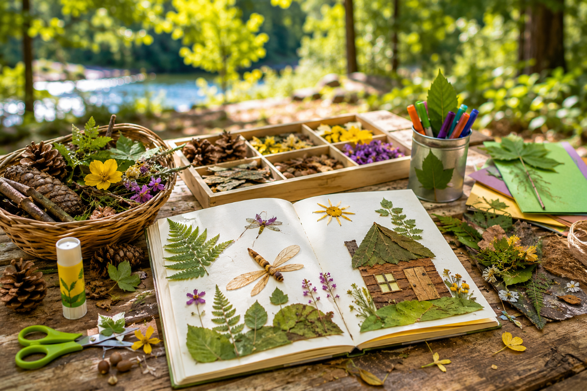 Bild till evenamnget Naturens skattjakt – Workshop i naturmaterial och fri konst