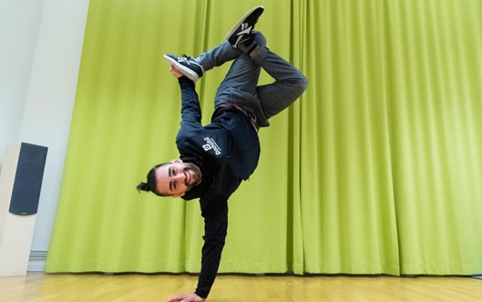 Breakdance med Skola som arena