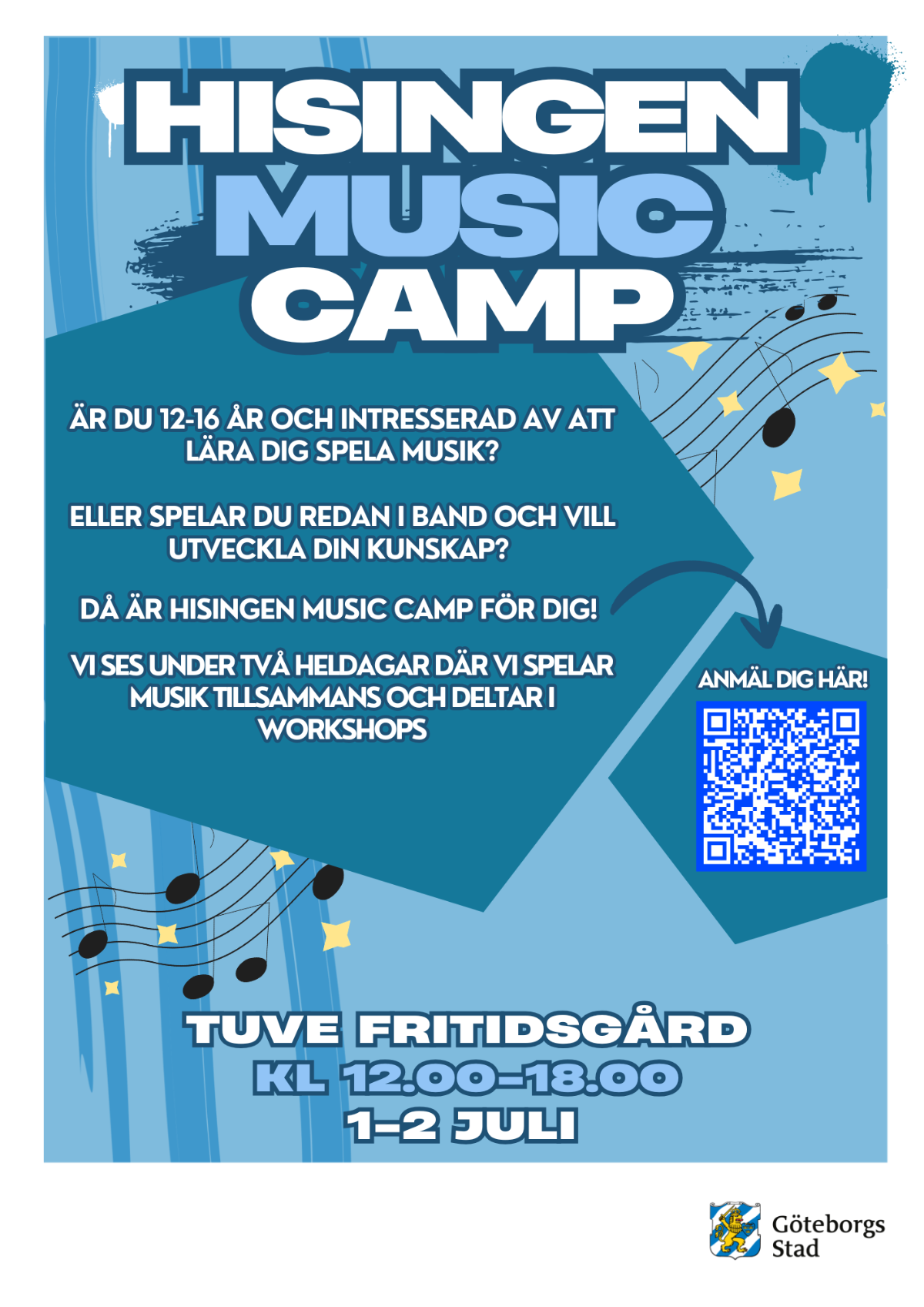 Bild till evenamnget HISINGEN MUSIC CAMP