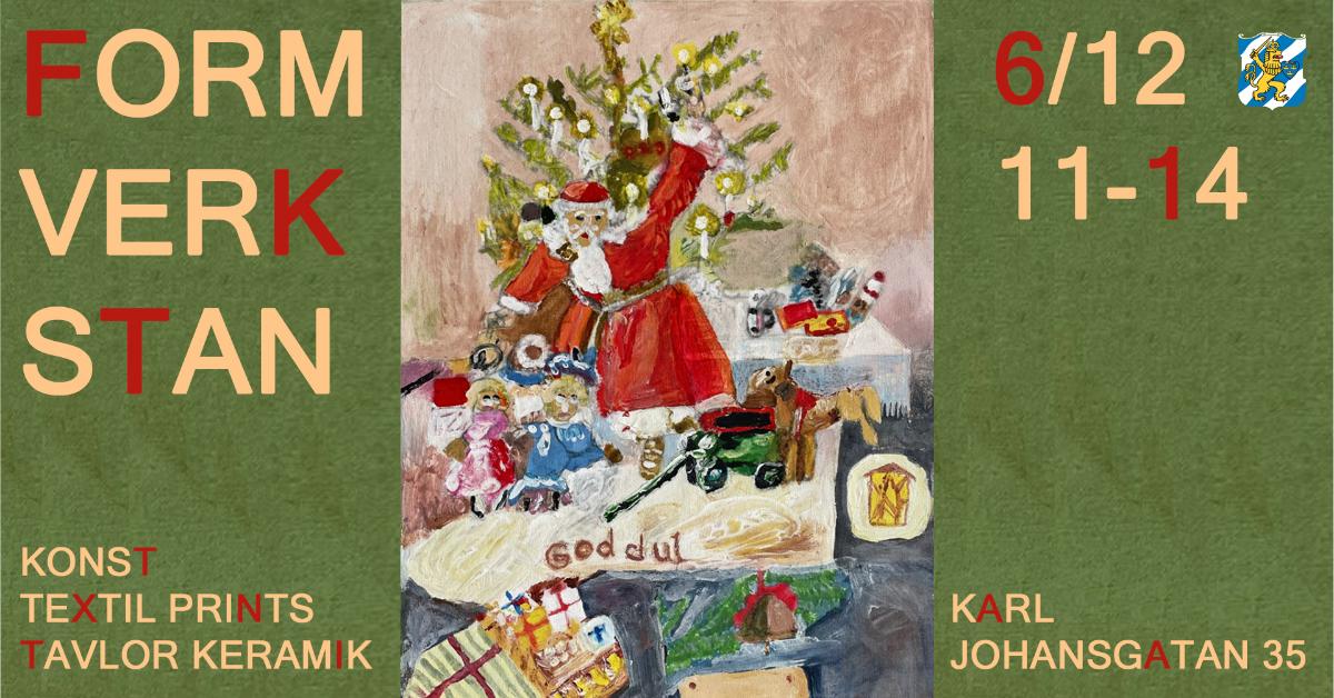 Bild till evenamnget Julmarknad på Formverkstan DV