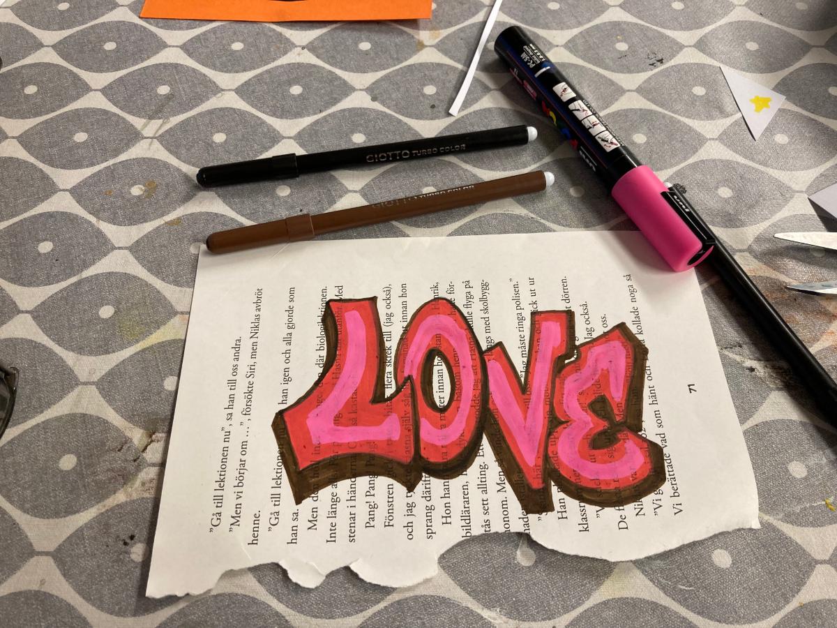Bild till evenamnget Graffittiskola med Posca
