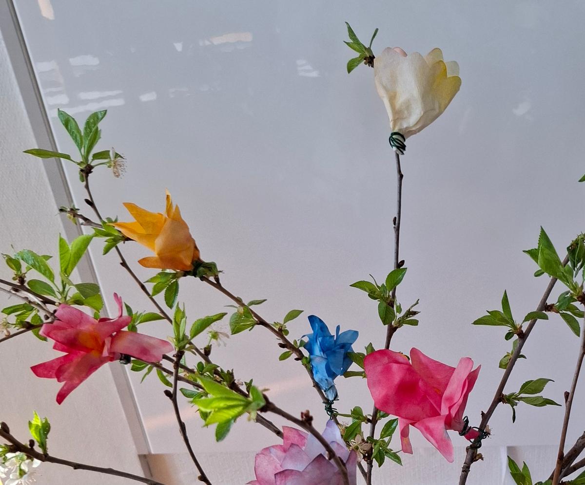 Bild till evenamnget Workshop pappersblommor