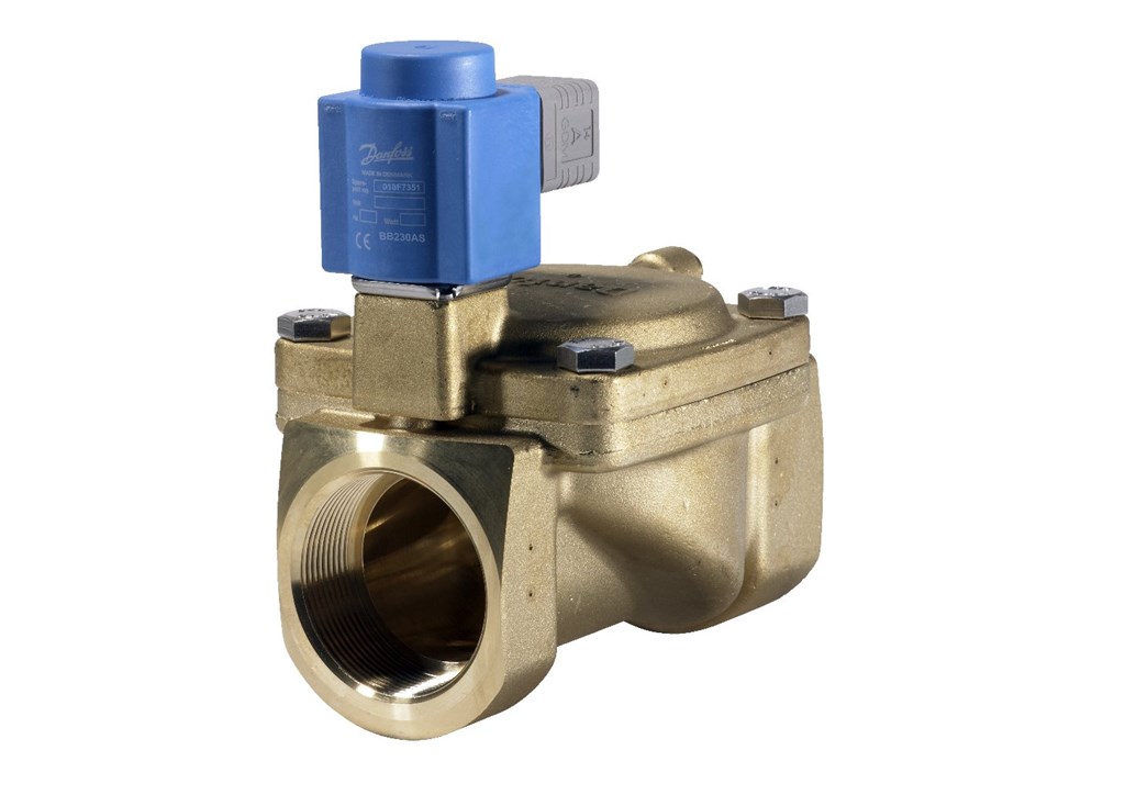 Клапан электромагнитный EV220R, НЗ, DN 50, Kvs40 с катушкой