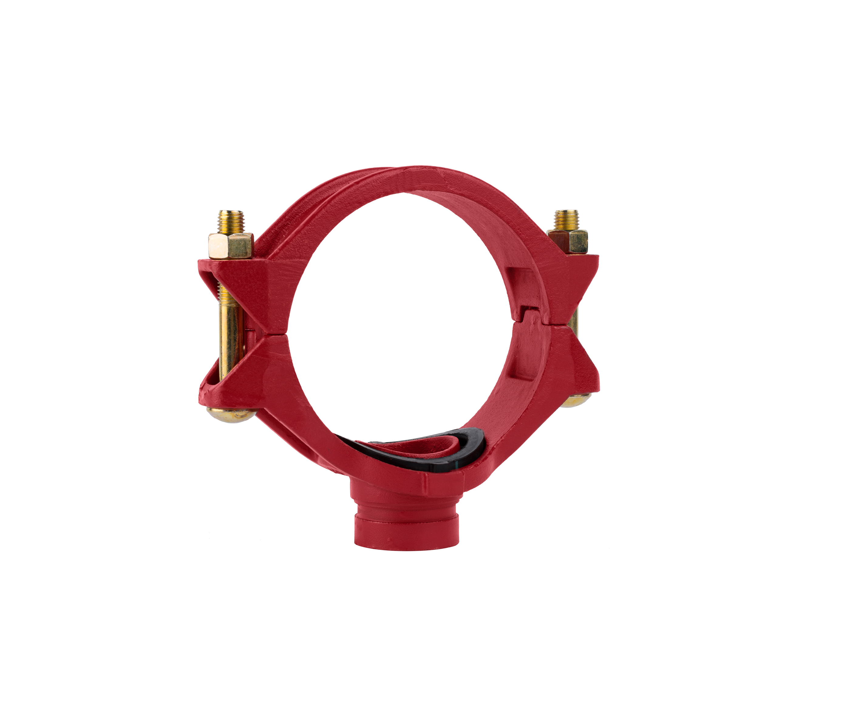 Тройник механический с пазами, DN 2" х 1 1/4", чугун, ADL