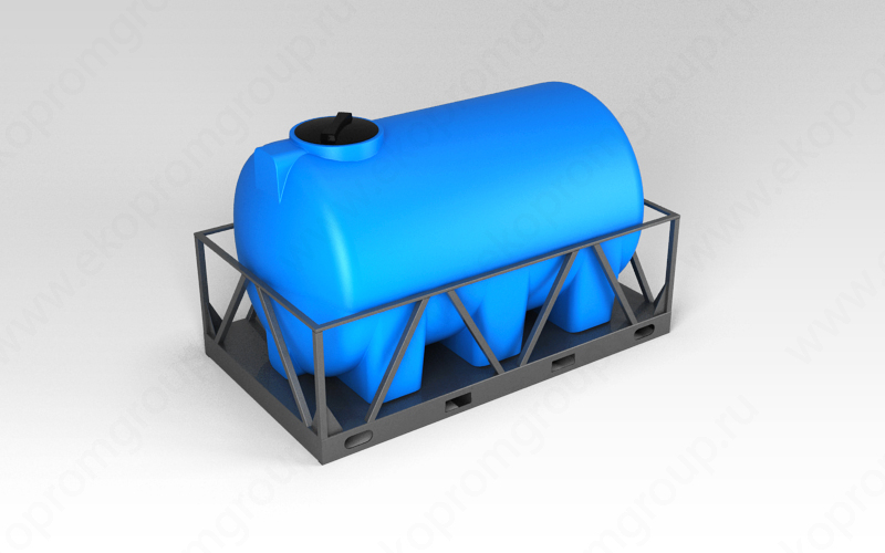 Емкость H 2000 л в обрешетке