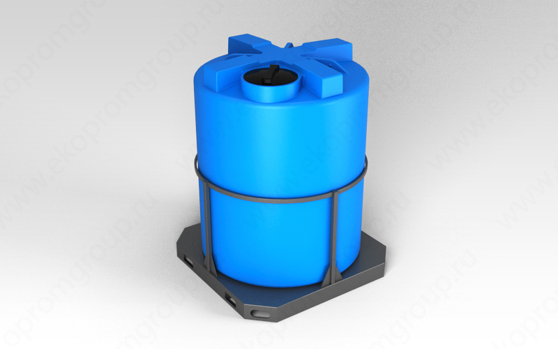 Емкость T 2000 л в обрешетке