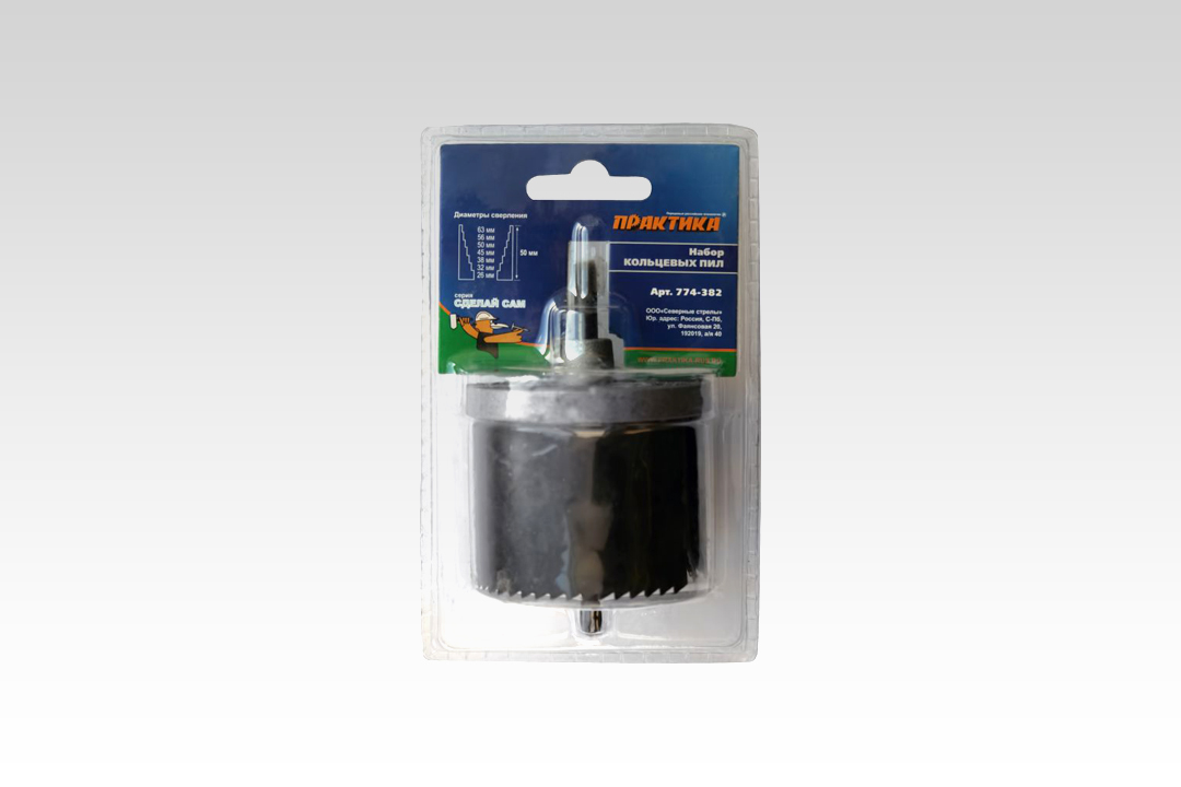 Набор коронок по пластику (7 шт)