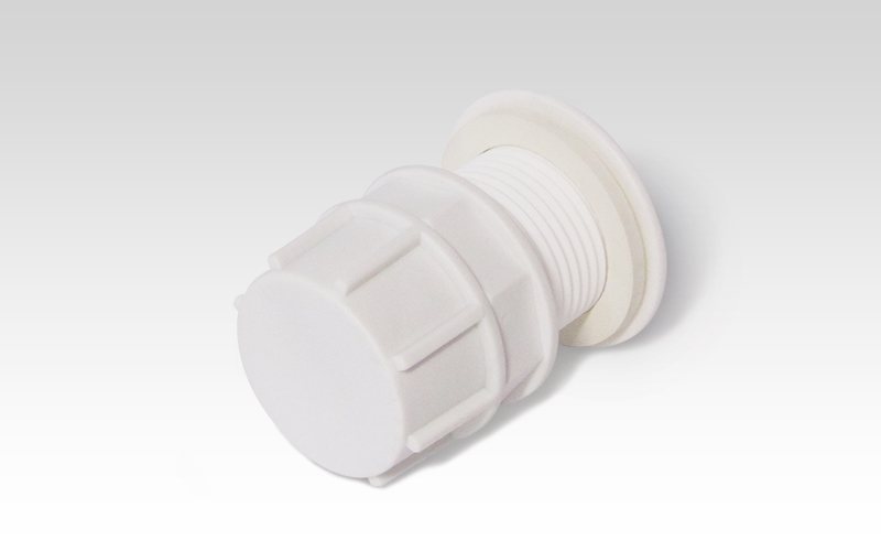 Отвод из бака в сборе 1 1/2" (пластик)