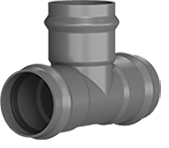 Тройник раструбный НПВХ DN 110 х 110 PN 10